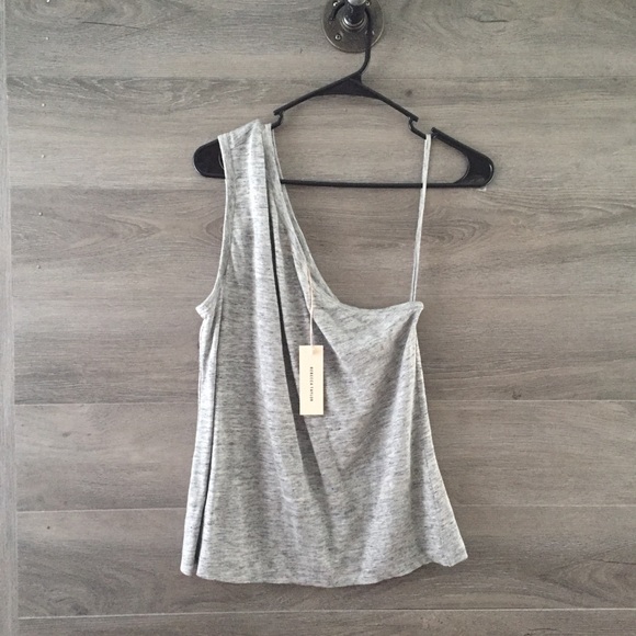 Rebecca Taylor Tops - Rebecca Taylor Linen One Shoulder Tank